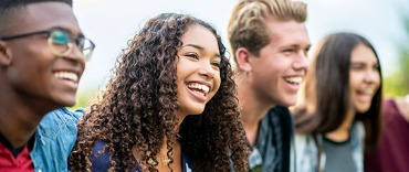 Group of teens