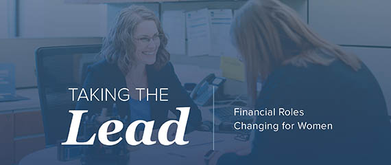 Taking the lead - Financial roles changing for women