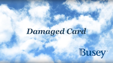 Damaged Card