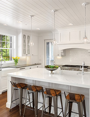 Updated white kitchen