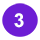 Bullet Number Three in a purple circle