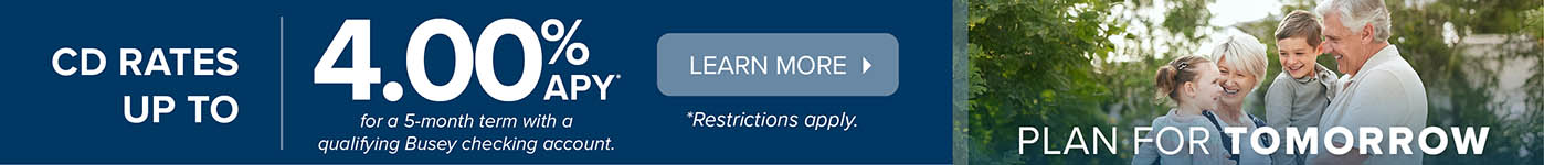 CD Rates up to 4.00 APY