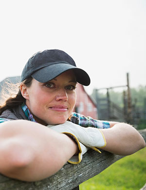 Woman farmer.