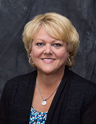 Busey Associate Peggy Vallandinham smiling