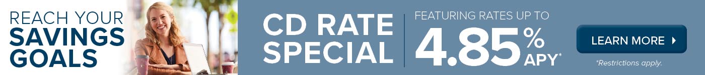 CD Rate Special 4.85 APY