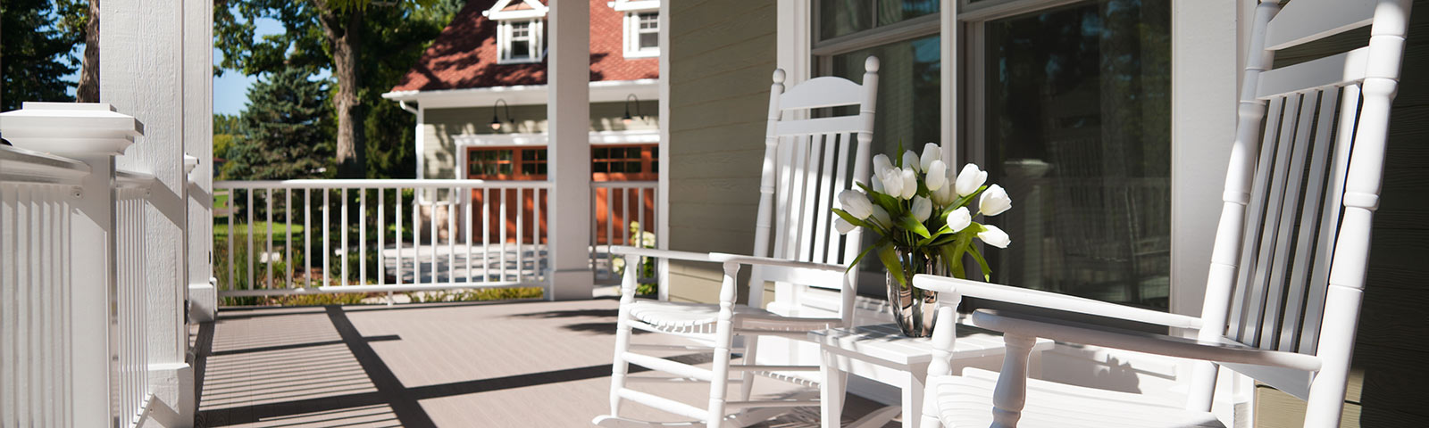 Chairs on porch