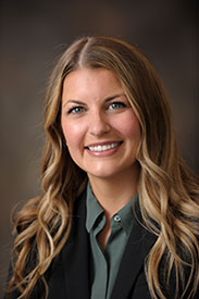 Busey associate Katie Miller smiling